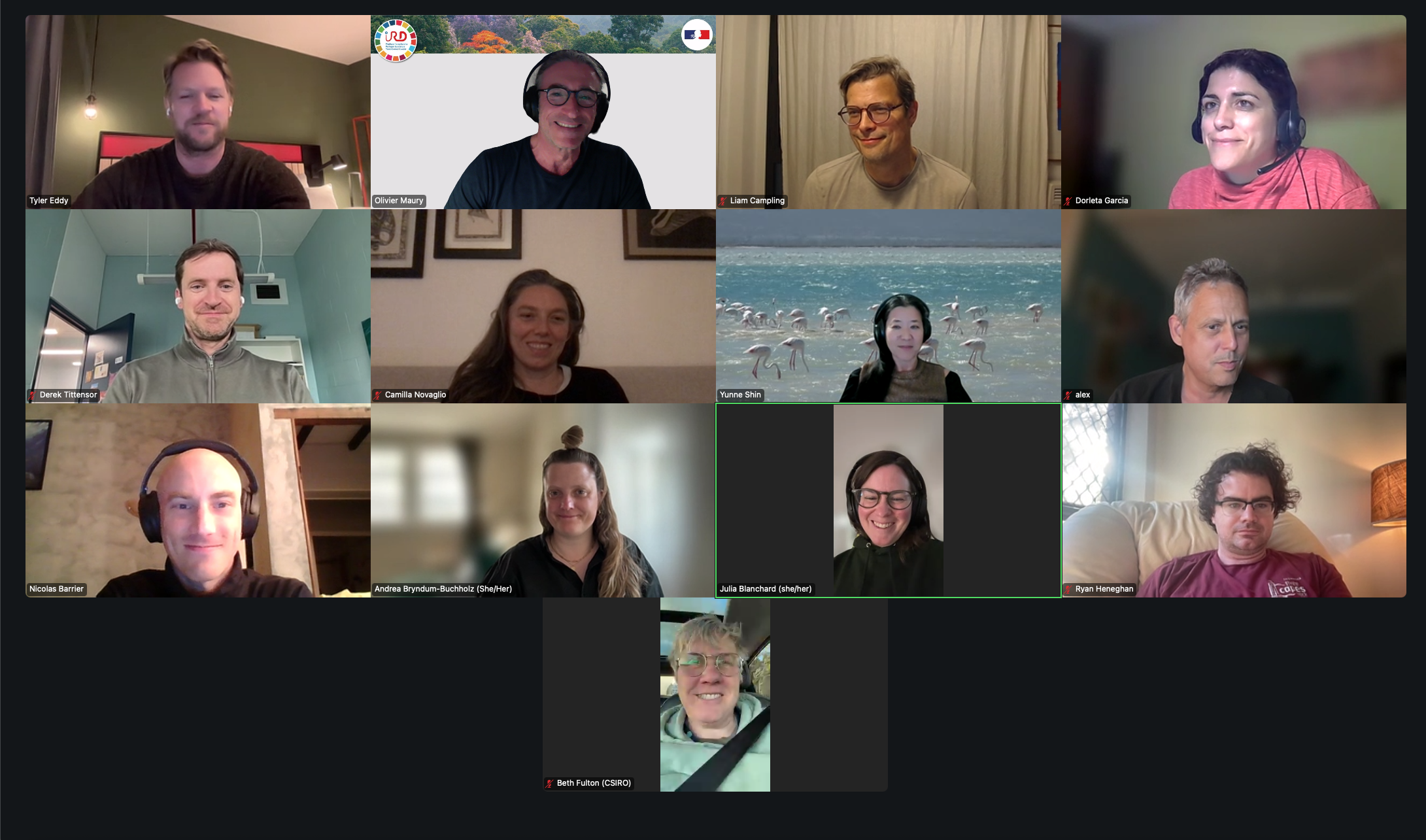 Core FishMIP-OSP members at virtual kick-off meeting